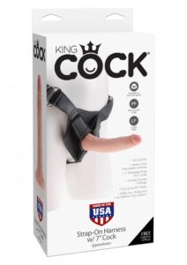 Strap-On ρεαλιστικό Harness king cock 7