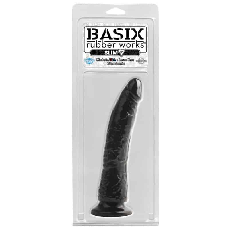 Basix Rubber Works - Slim 7" with Suction Cup