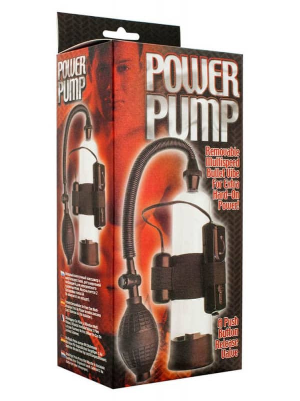 Μεγεθυντής πέους με δόνηση Power Pump