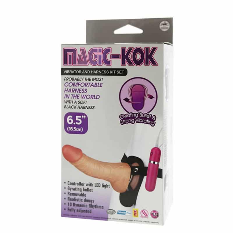 strap on Magic Kok Vibrator And Harness