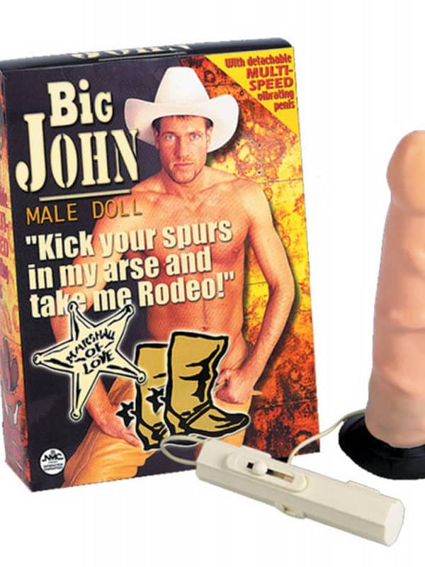Big John PVC inflatable doll with penis