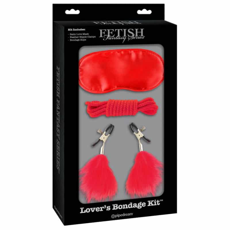 Fetish Fantasy Series Lovers Bondage Kit Red