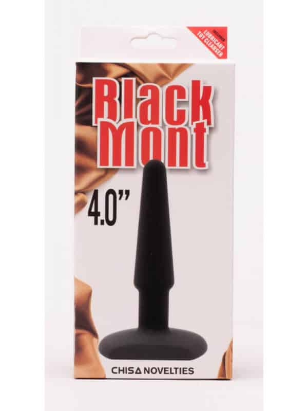 Σφήνα πρωκτική Black Mont μικρή σιλικόνης