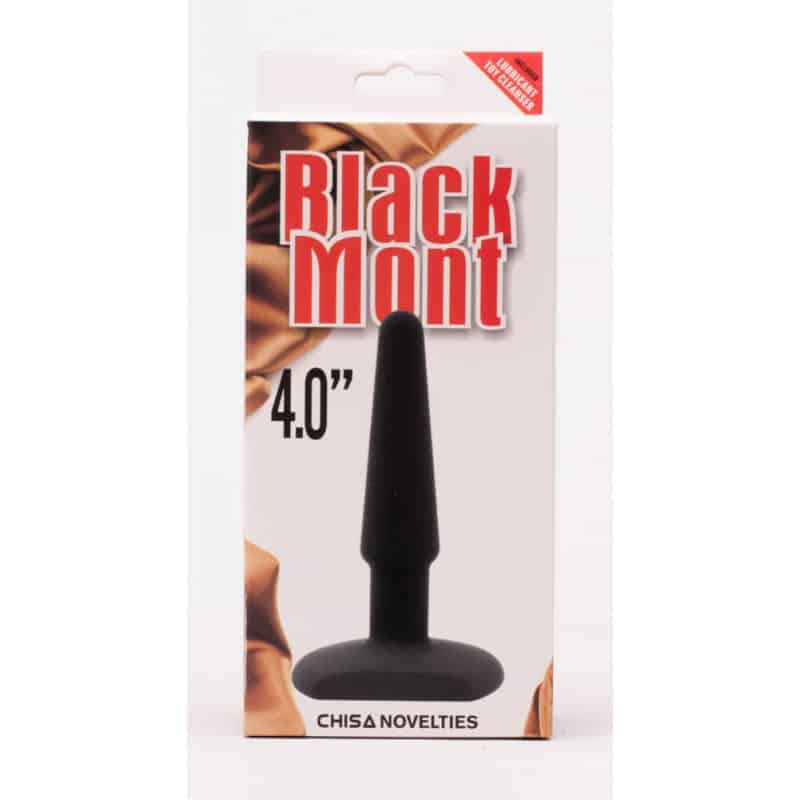 Σφήνα πρωκτική Black Mont μικρή σιλικόνης