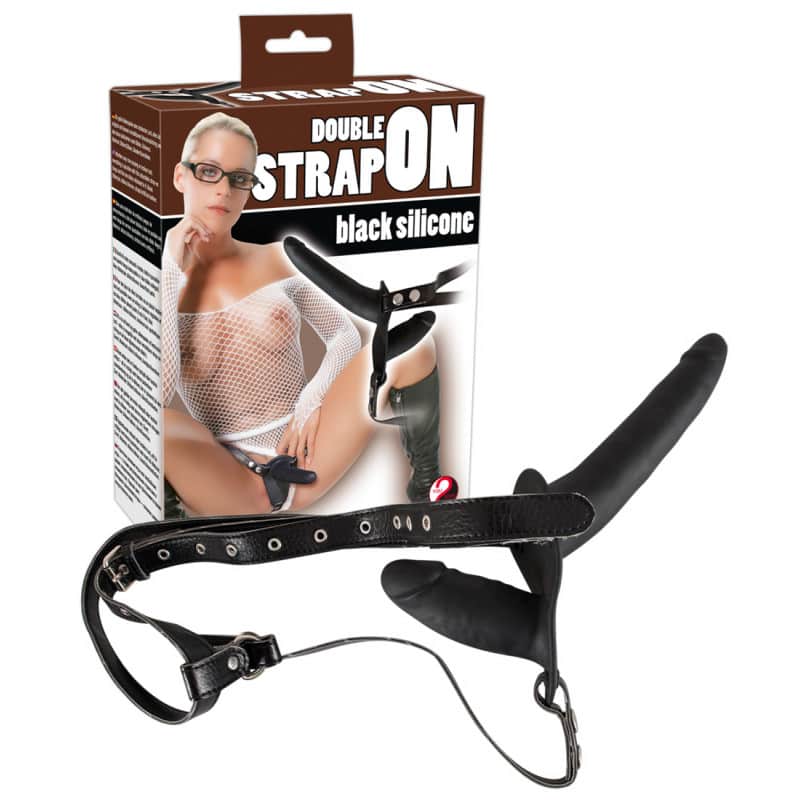 Double Strap-on black