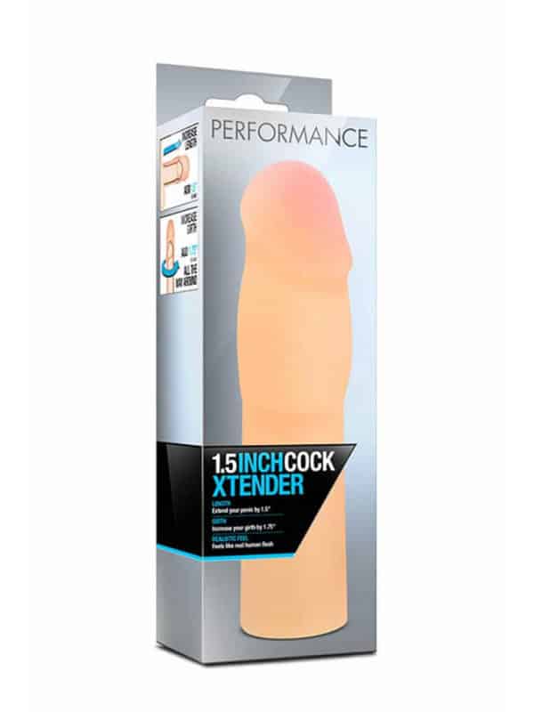 Performance 1.5 inch Cock XTender Beige
