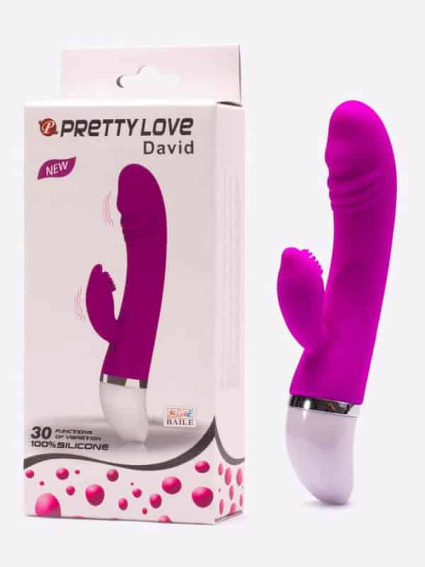 Rabbit vibrator Pretty Love David σιλικόνης