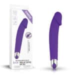 Rechargeable IJOY Silicone Dildo Purple