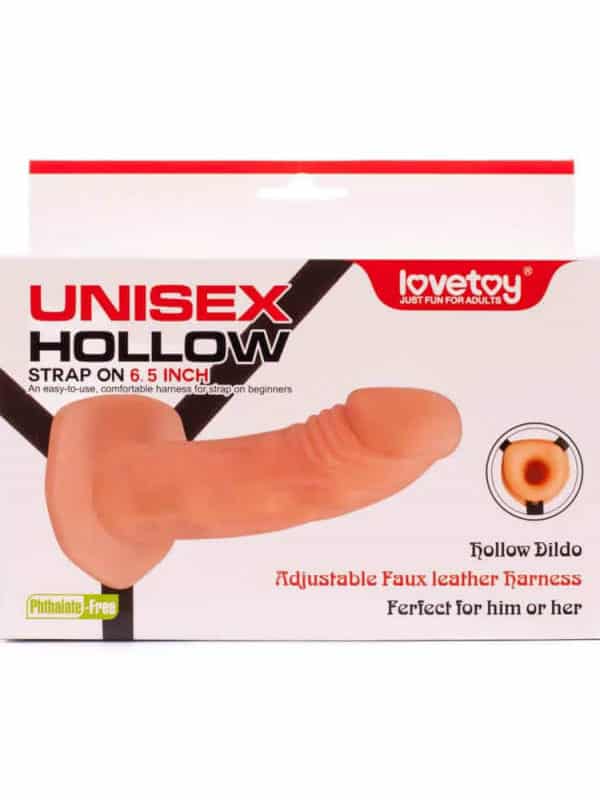 Unisex Hollow Strap On ζωνάτο ομοίωμα πέους