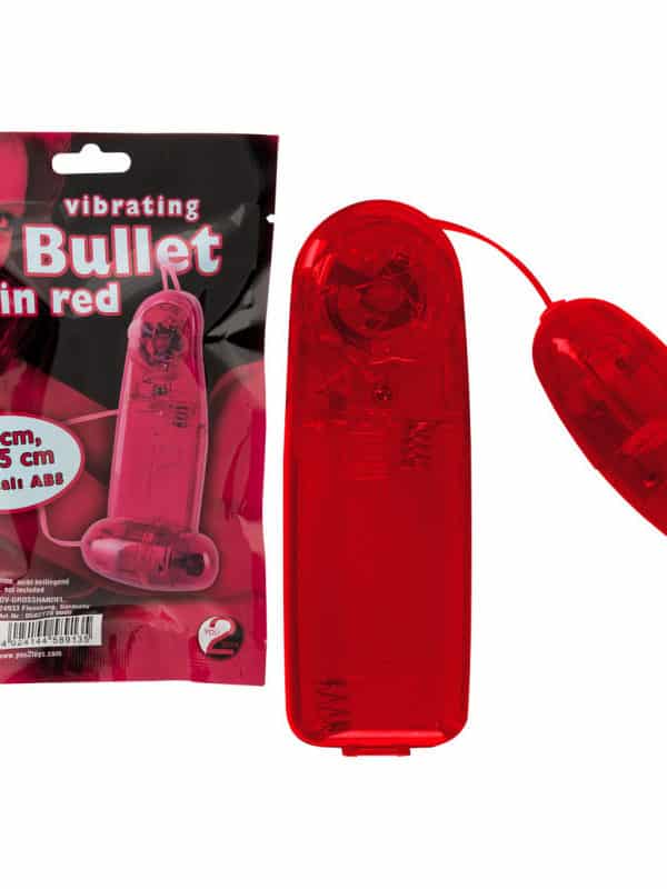 Vibrating Bullet Red δονητής κλειτορίδας