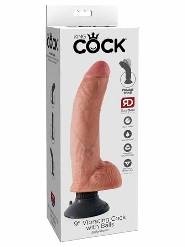 King Cock μεγάλο ρεαλιστικό ομοίωμα πέους με δόνηση