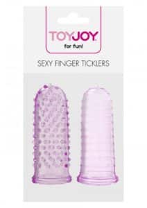 Sexy Finger Ticklers μοβ δαχτυλήθρες σιλικόνης