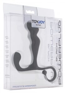 Power plug prostate massager black toy joy