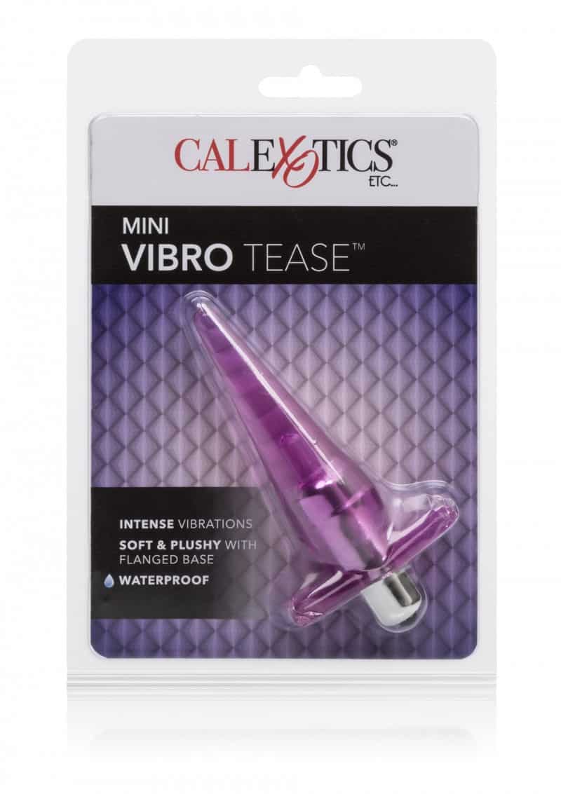 Mini Vibro Tease ροζ τάπα για κώλο με δόνηση