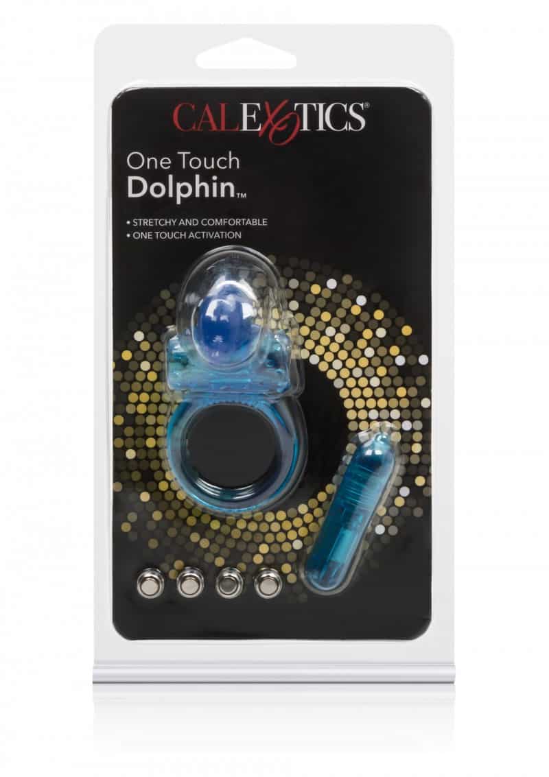 Δαχτυλίδι πέους One Touch Dolphin με δόνηση
