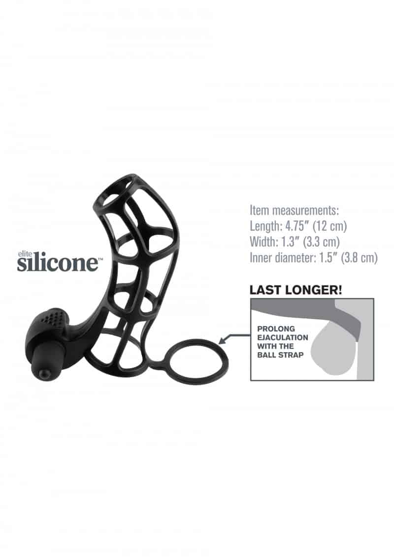 FX Deluxe Silicone Power Cage δονητής πέους