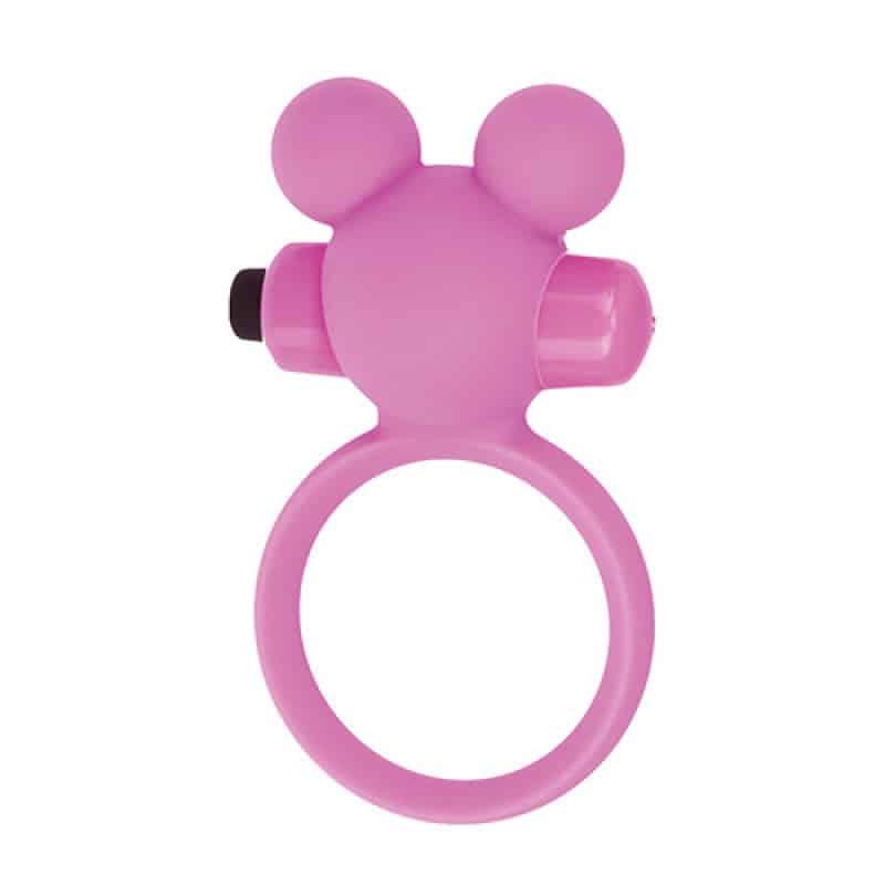 Teddy cockring silicone pink δαχτυλίδι πέους