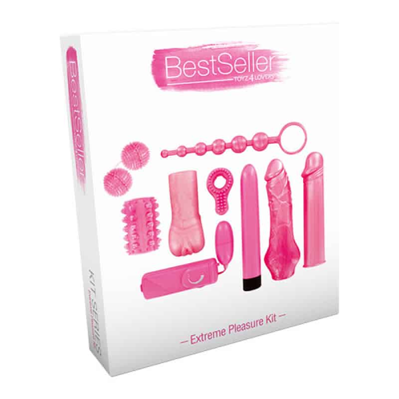 Bestseller extreme pleasure kit pink σετ με ερωτικά παιχνίδια