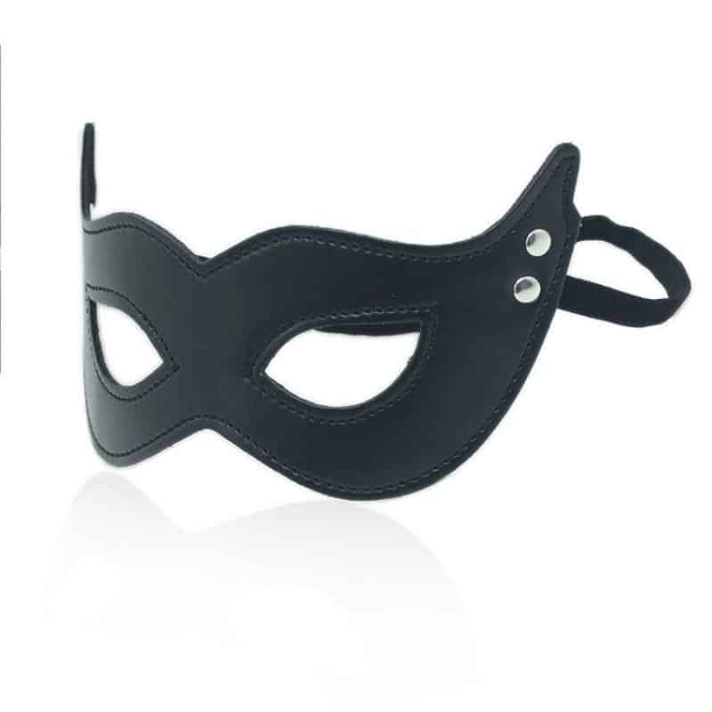 Μάσκα ματιών Batwoman μαύρη δερμάτινη