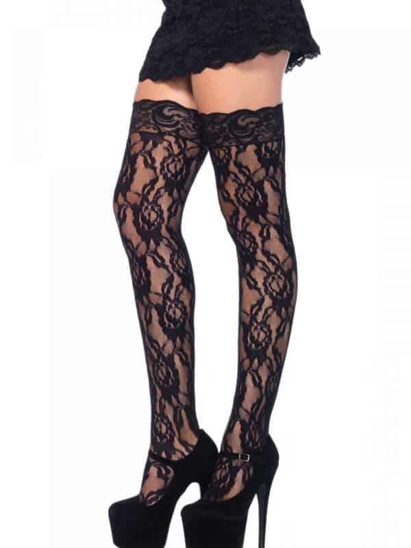 Rose Lace Stockings κάλτσες με δαντέλα
