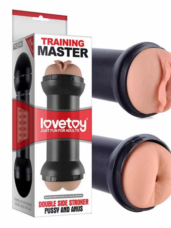 Traning Master Double Side Stroker Pussy and Anus Flesh