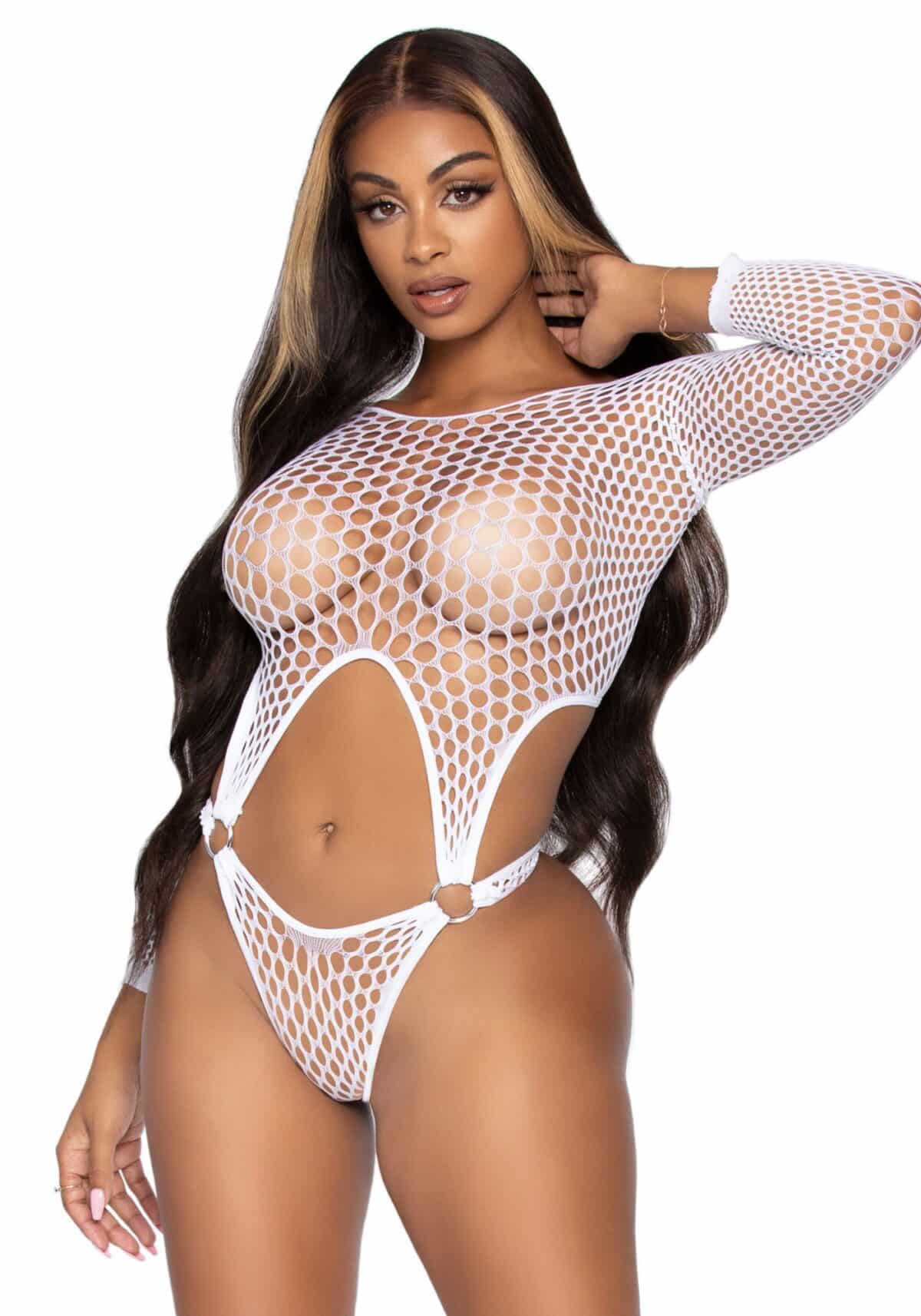 Top bodysuit with thong back