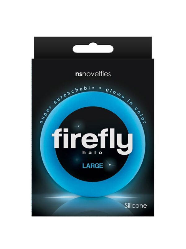 Firefly Halo Cockring 60 mm Large Blue