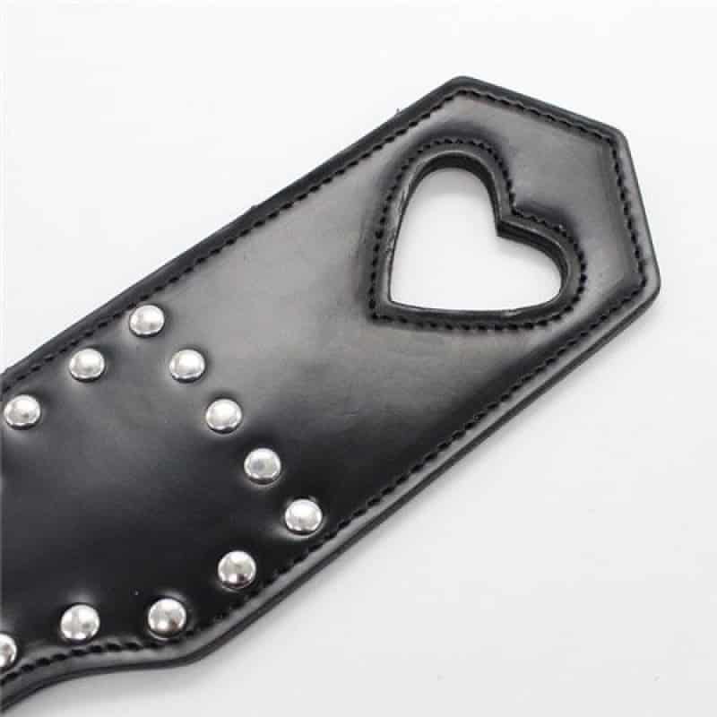 Heart Black Paddle