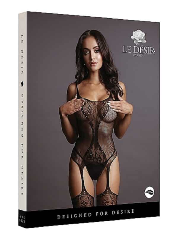 Fishnet And Lace Bodystocking