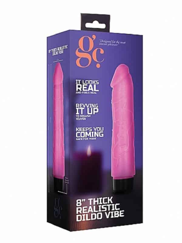 Thick Realistic Dildo Vibe Pink