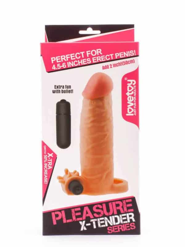 Pleasure X-Tender 1 Vibrating Penis Sleeve