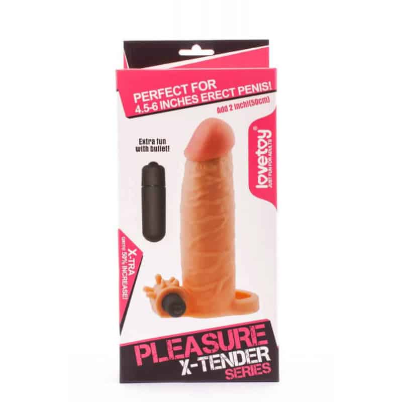Pleasure X-Tender 1 Vibrating Penis Sleeve