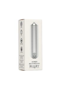 10 Speed Rechargeable Bullet Silver