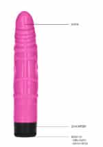 8 Inch Slight Realistic Dildo Vibe Pink