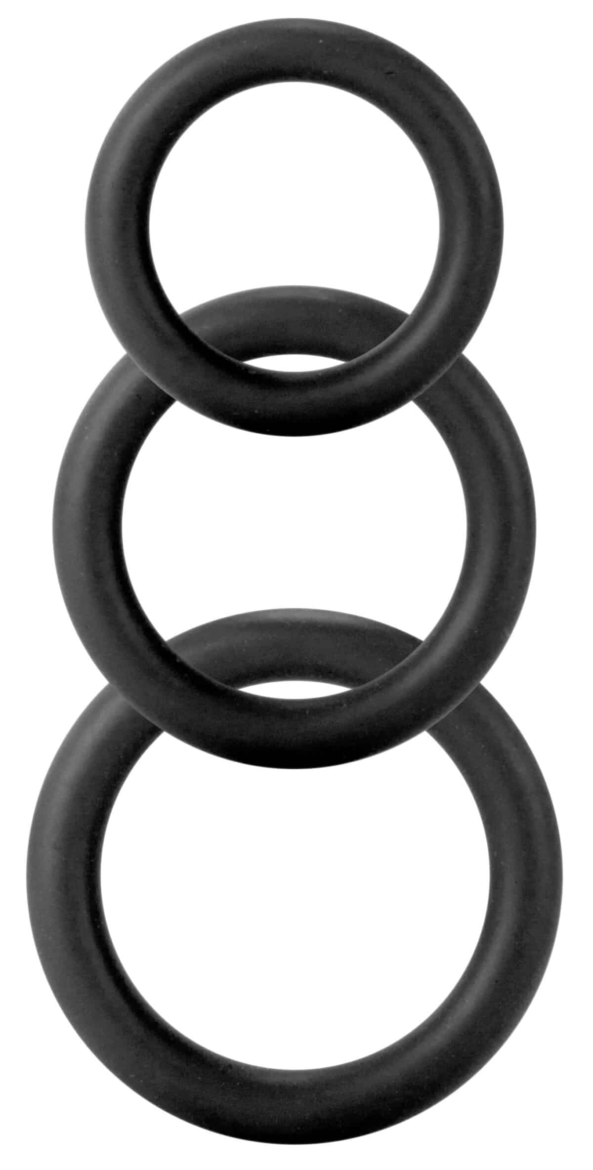 Twiddle Rings 3 Sizes Black