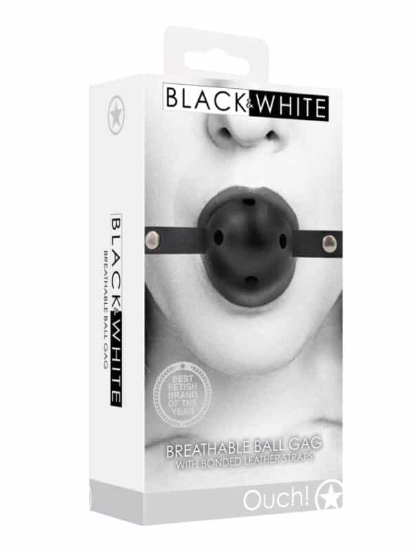 Breathable Ball Gag With Leather Straps