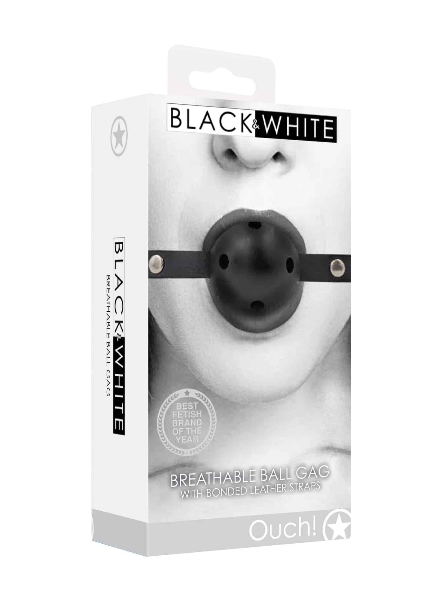 Breathable Ball Gag With Leather Straps