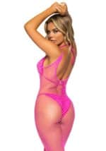 Neon pinkWoven twist net maxi dress